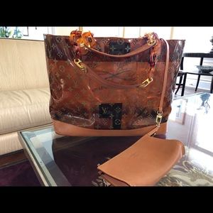 Louis Vuitton Monogram Cabas Sac Amber GM